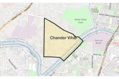 about us chander vihar nilothi map
